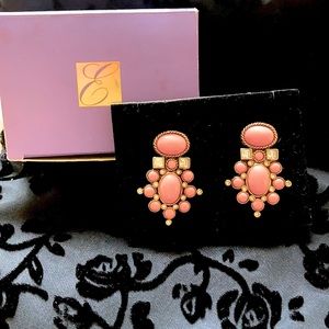 Elizabeth Taylor Sea Coral Collection Earrings